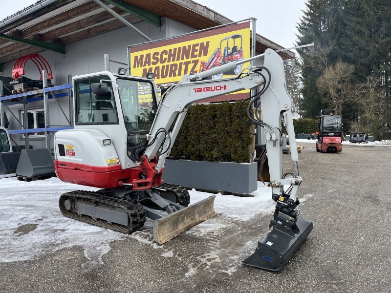 Minibagger des Typs Takeuchi TB 230 Powertilt, Gebrauchtmaschine in Bad Leonfelden (Bild 1)