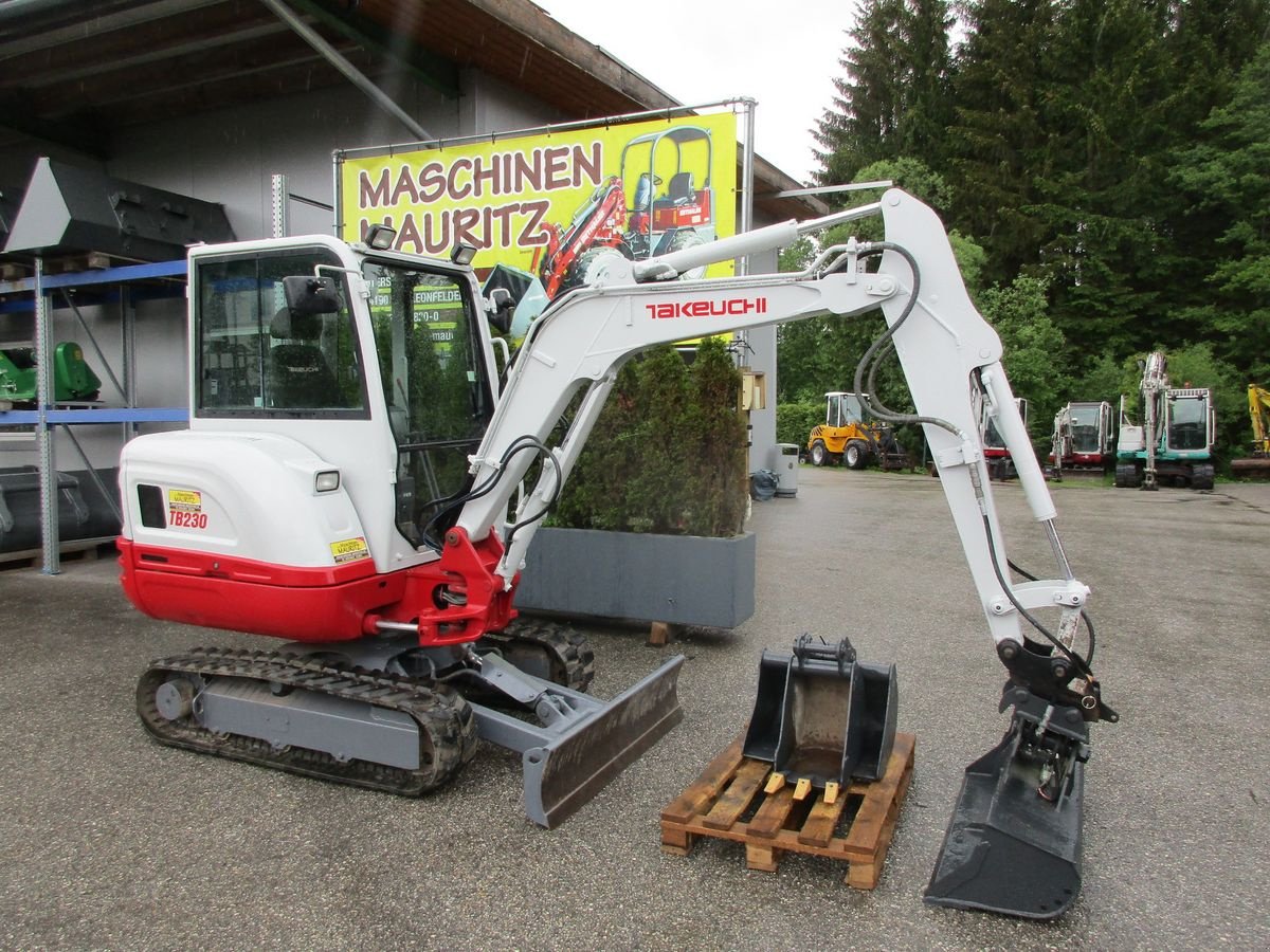 Minibagger des Typs Takeuchi TB 230, Gebrauchtmaschine in Bad Leonfelden (Bild 1)