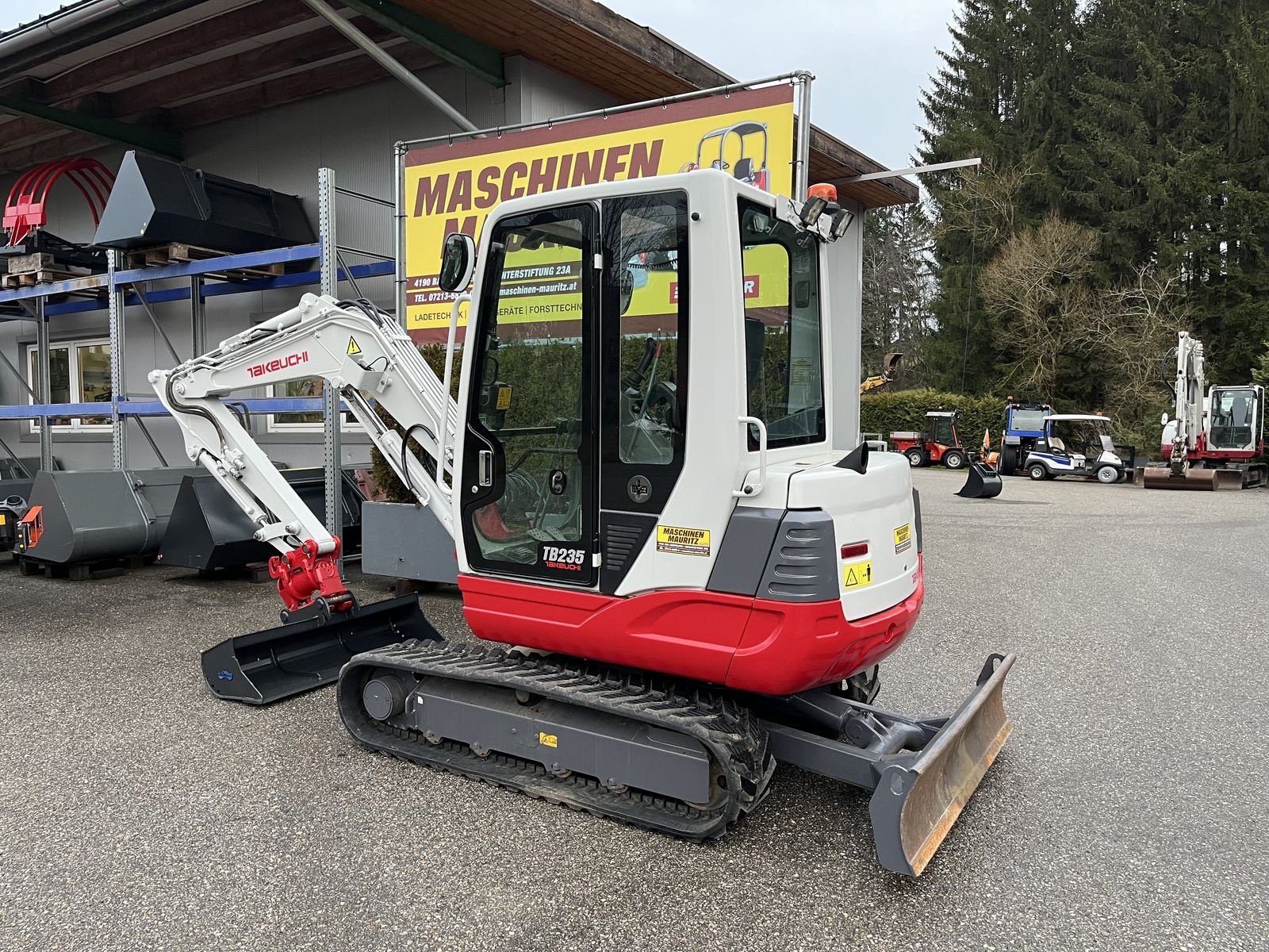 Minibagger tipa Takeuchi TB 235 mit Powertilt, Gebrauchtmaschine u Bad Leonfelden (Slika 10)