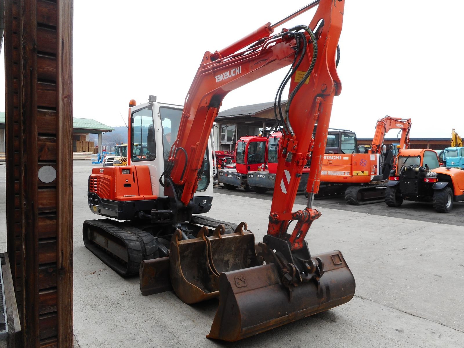 Minibagger van het type Takeuchi TB 250 ( 4.890kg ) hydr. SW + 3 Löffel + alle Le, Gebrauchtmaschine in St. Nikolai ob Draßling (Foto 5)