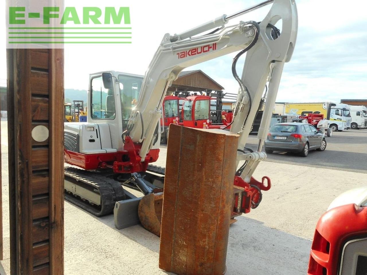 Minibagger za tip Takeuchi tb 250 ( 4.965kg ) powertilt + hydr. sw + 3 löff, Gebrauchtmaschine u ST. NIKOLAI/DR. (Slika 5)