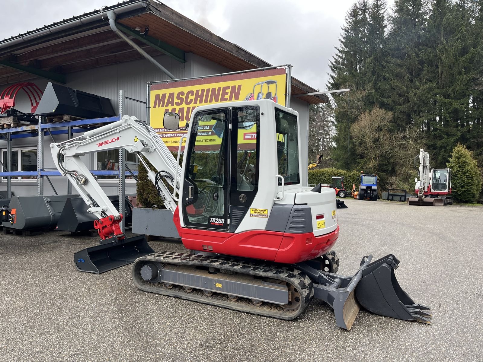 Minibagger tipa Takeuchi TB 250 mit Powertilt und Taklock, Gebrauchtmaschine u Bad Leonfelden (Slika 13)