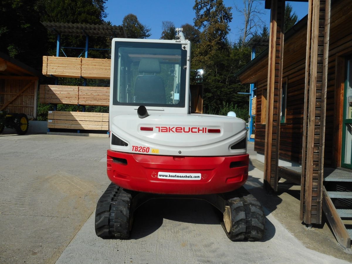 Minibagger tip Takeuchi TB 260 ( 5.735kg ) POWERTILT + hydr. SW + 3 Löff, Gebrauchtmaschine in St. Nikolai ob Draßling (Poză 3)