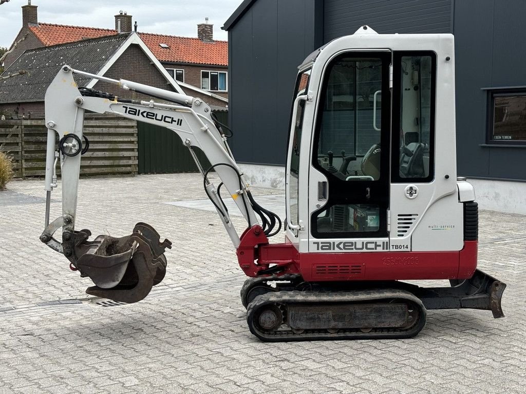 Minibagger za tip Takeuchi TB014 Snelwissel, 3-Bakken., Gebrauchtmaschine u WYNJEWOUDE (Slika 2)