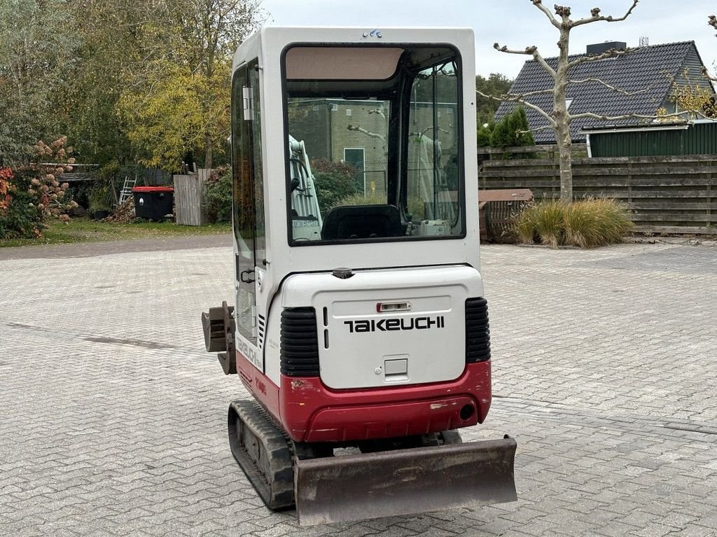 Minibagger typu Takeuchi TB014 Snelwissel, 3-Bakken., Gebrauchtmaschine w WYNJEWOUDE (Zdjęcie 4)