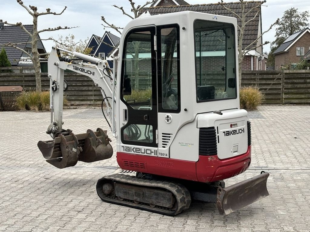 Minibagger za tip Takeuchi TB014 Snelwissel, 3-Bakken., Gebrauchtmaschine u WYNJEWOUDE (Slika 3)