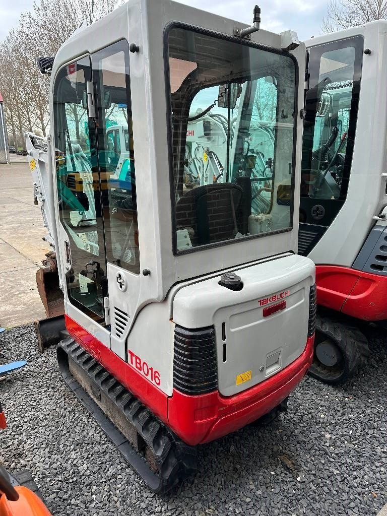 Minibagger a típus Takeuchi TB016 Verkocht, Gebrauchtmaschine ekkor: Kockengen (Kép 7)