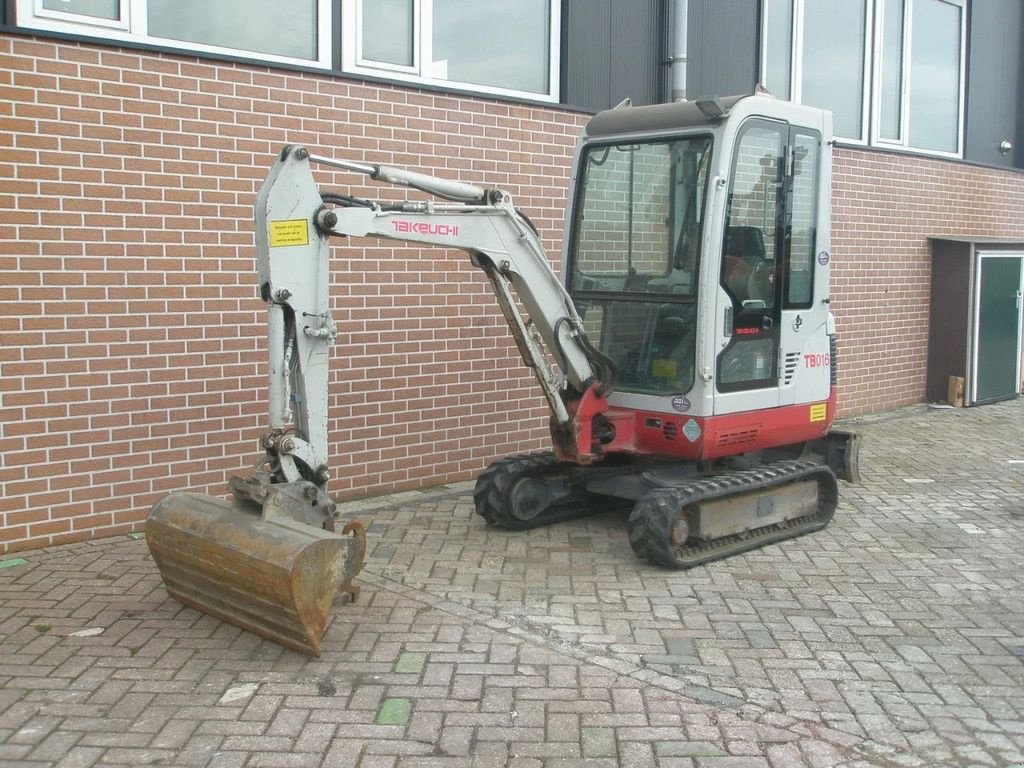 Minibagger типа Takeuchi TB016, Gebrauchtmaschine в Barneveld (Фотография 1)