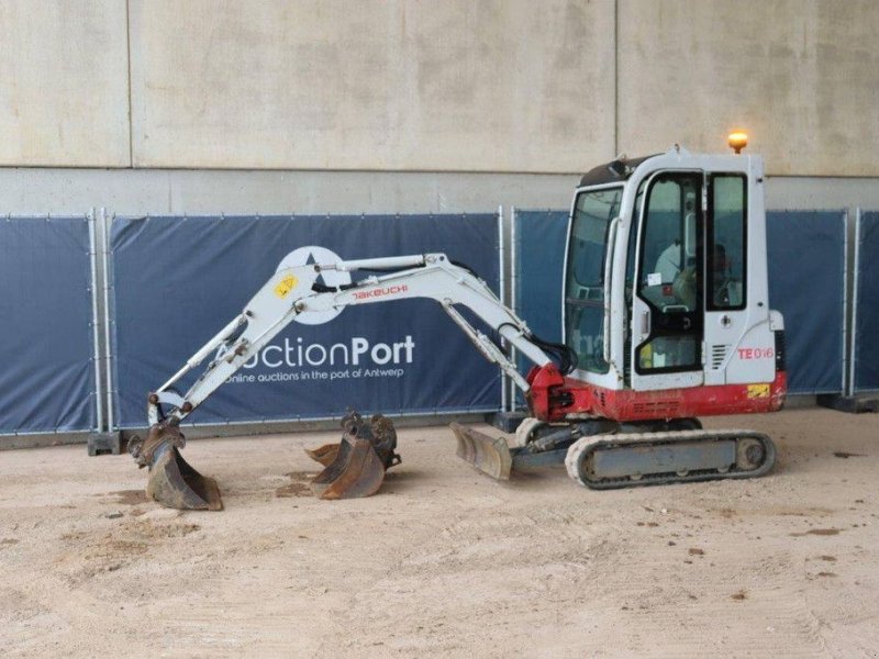 Minibagger of the type Takeuchi TB016, Gebrauchtmaschine in Antwerpen (Picture 1)