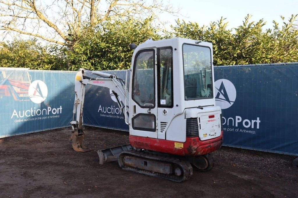 Minibagger des Typs Takeuchi TB016, Gebrauchtmaschine in Antwerpen (Bild 3)