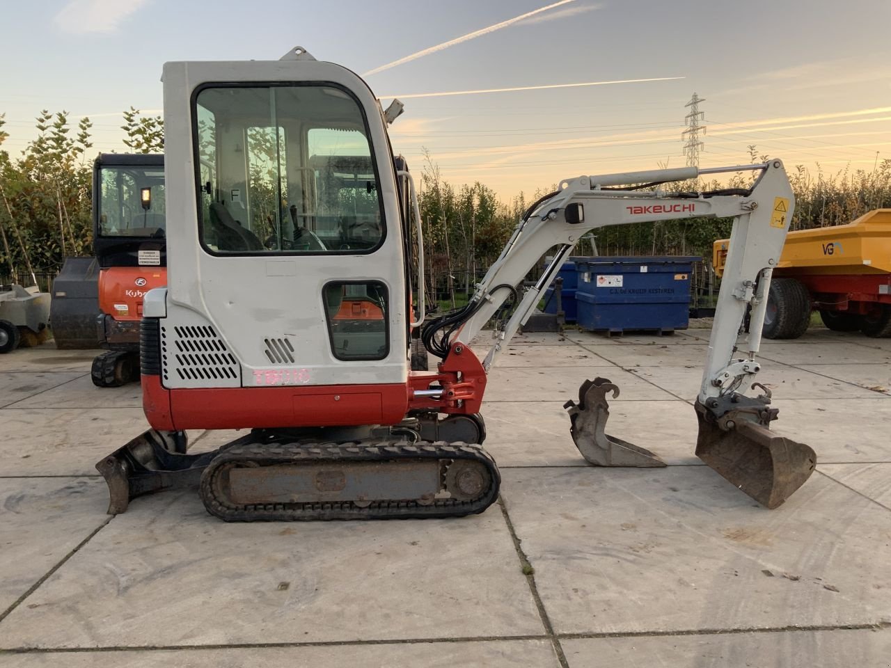 Minibagger van het type Takeuchi Tb016, Gebrauchtmaschine in Kesteren (Foto 1)