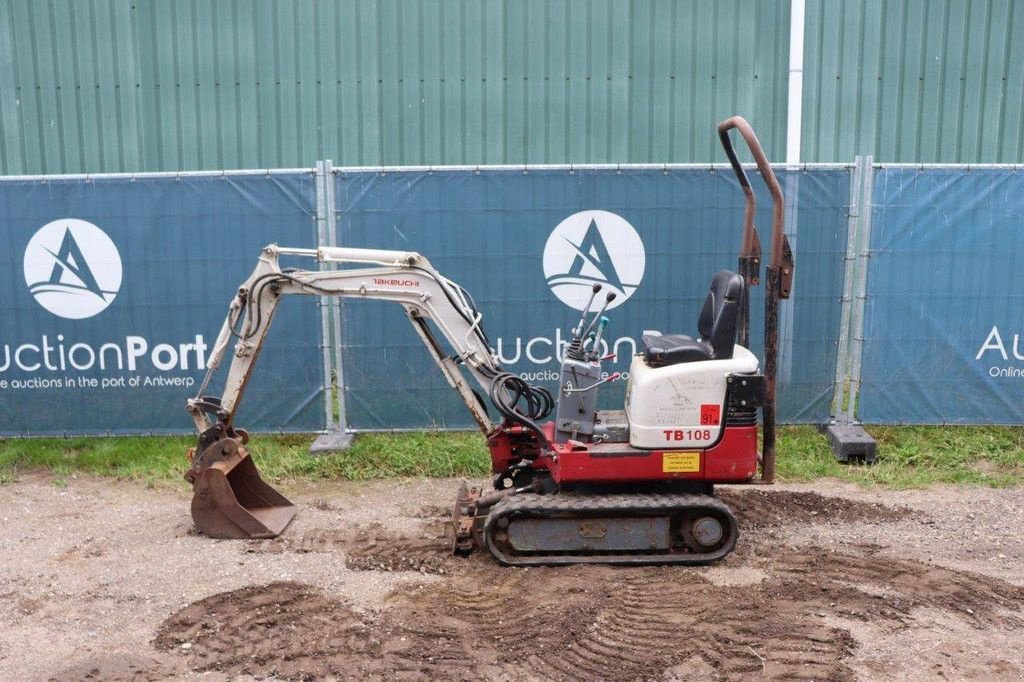 Minibagger of the type Takeuchi TB108, Gebrauchtmaschine in Antwerpen (Picture 2)