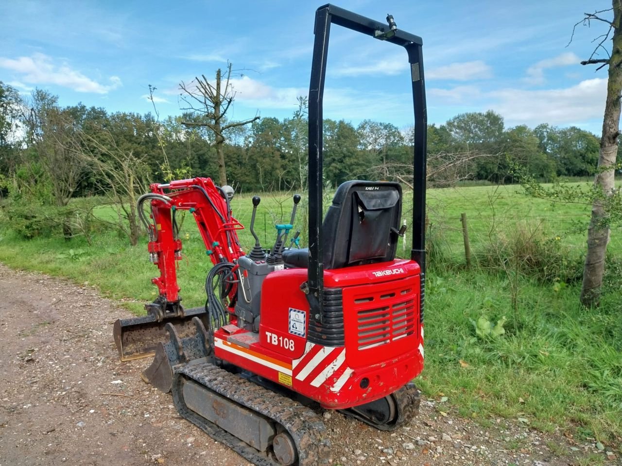 Minibagger a típus Takeuchi TB108, Gebrauchtmaschine ekkor: Terschuur (Kép 3)