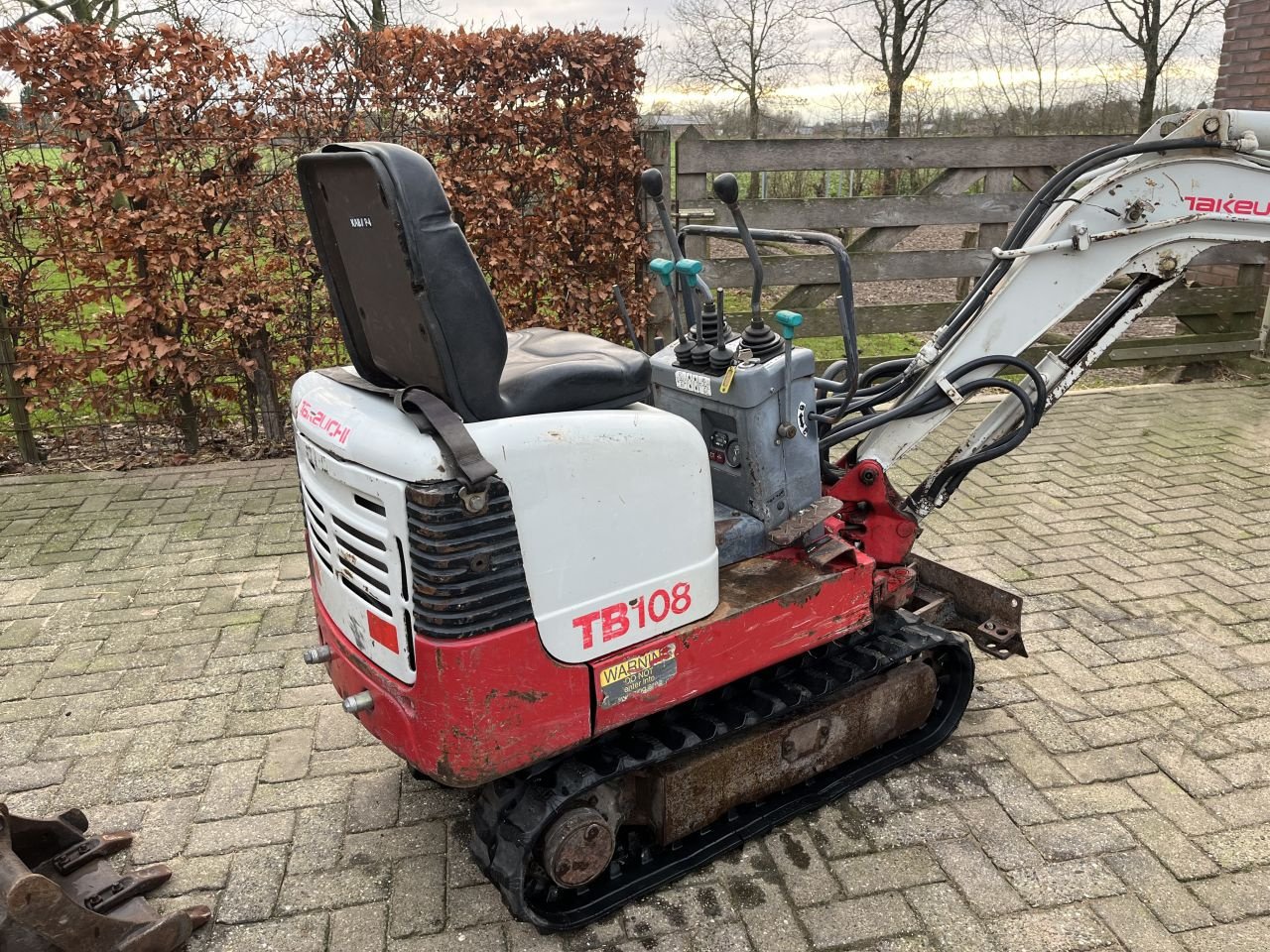 Minibagger typu Takeuchi TB108, Gebrauchtmaschine v Buggenum (Obrázek 5)