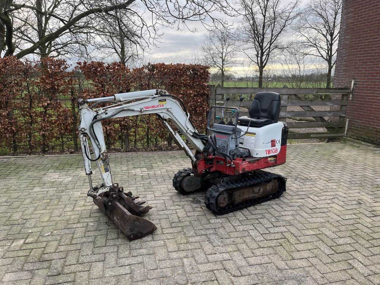 Minibagger typu Takeuchi TB108, Gebrauchtmaschine v Buggenum (Obrázek 2)