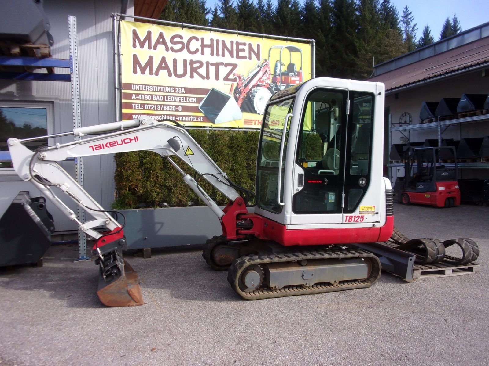 Minibagger van het type Takeuchi TB125, Gebrauchtmaschine in Bad Leonfelden (Foto 12)