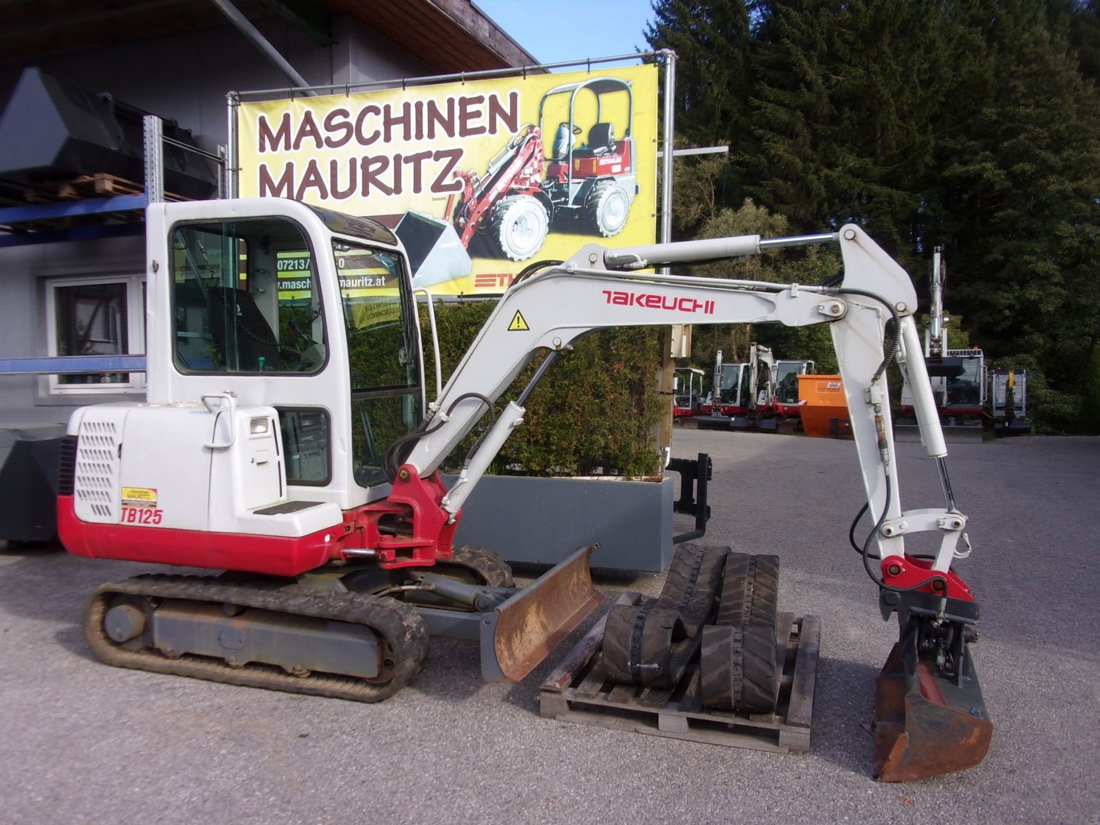 Minibagger van het type Takeuchi TB125, Gebrauchtmaschine in Bad Leonfelden (Foto 1)