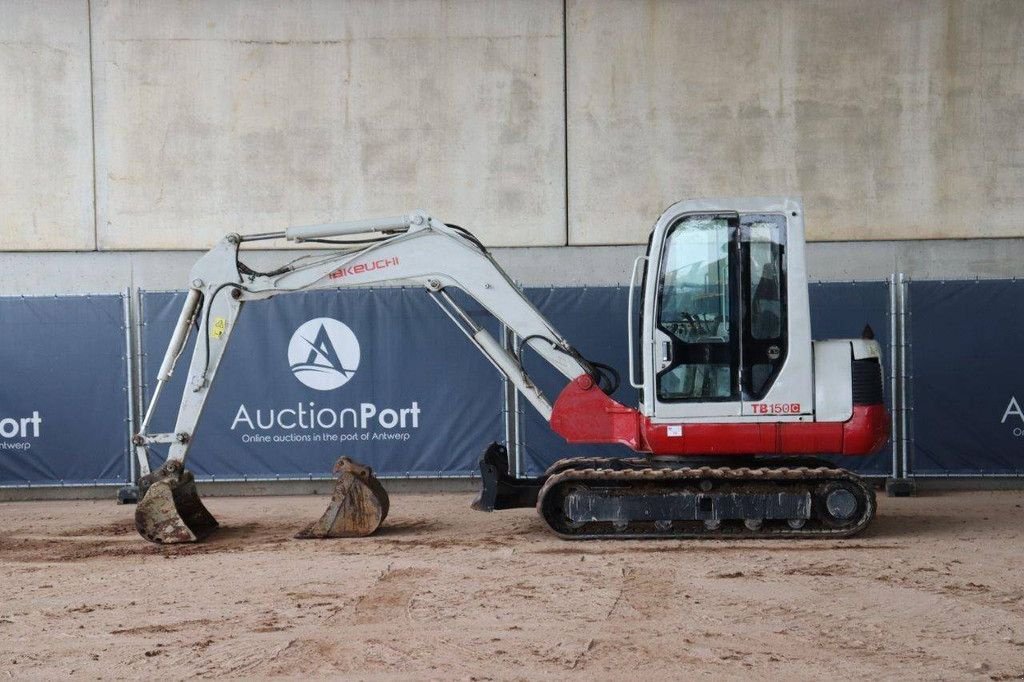 Minibagger van het type Takeuchi TB150C, Gebrauchtmaschine in Antwerpen (Foto 2)