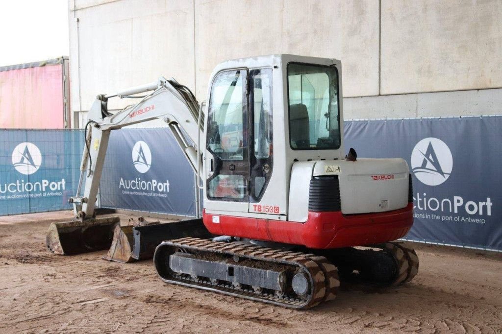 Minibagger del tipo Takeuchi TB150C, Gebrauchtmaschine In Antwerpen (Immagine 4)