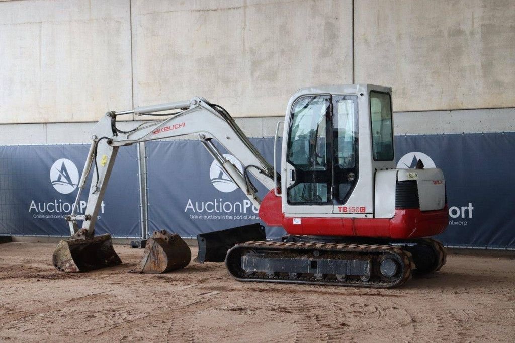 Minibagger van het type Takeuchi TB150C, Gebrauchtmaschine in Antwerpen (Foto 3)