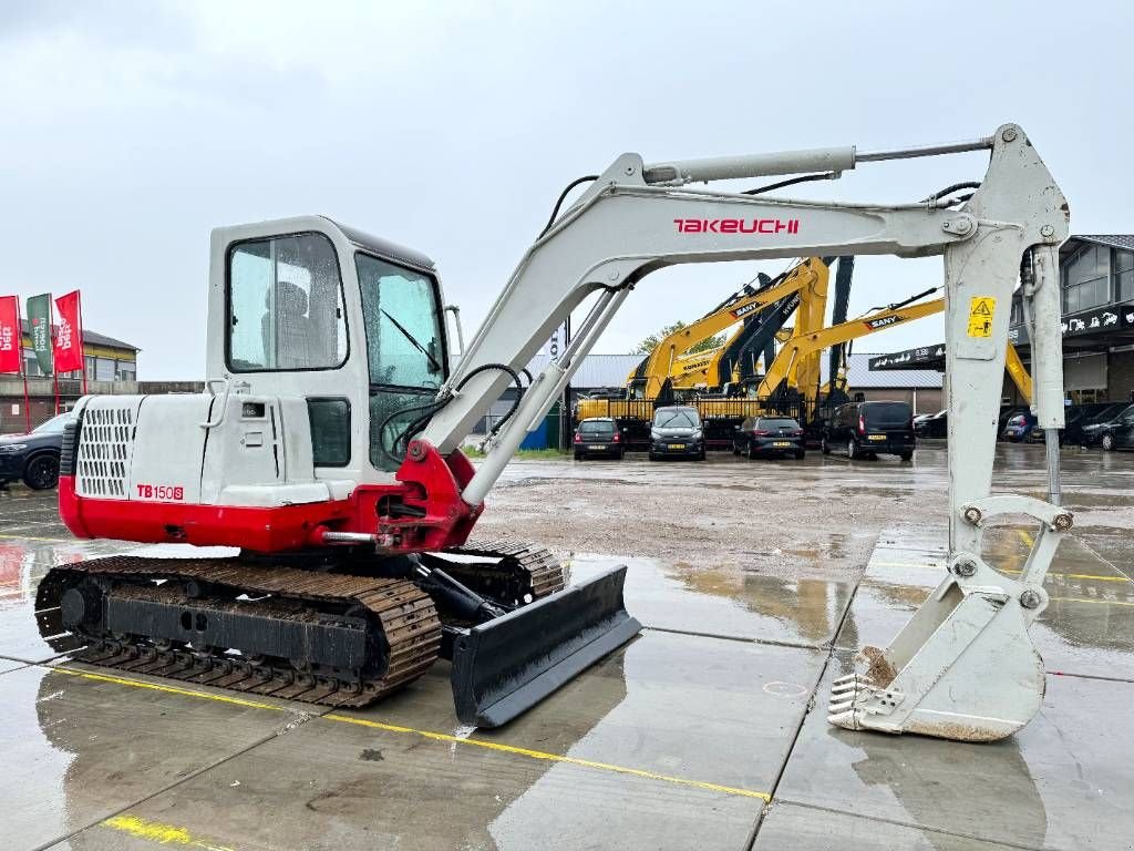 Minibagger du type Takeuchi TB150S - 4.8T / Yanmar Engine, Gebrauchtmaschine en Veldhoven (Photo 7)