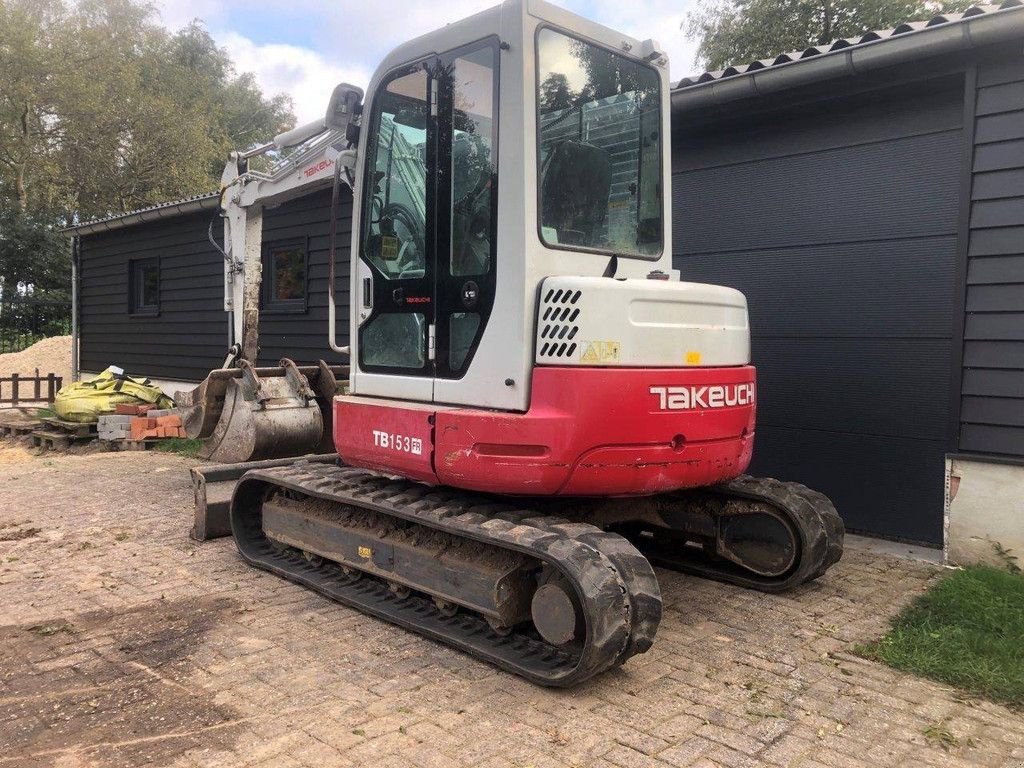 Minibagger des Typs Takeuchi TB153FR, Gebrauchtmaschine in Antwerpen (Bild 3)