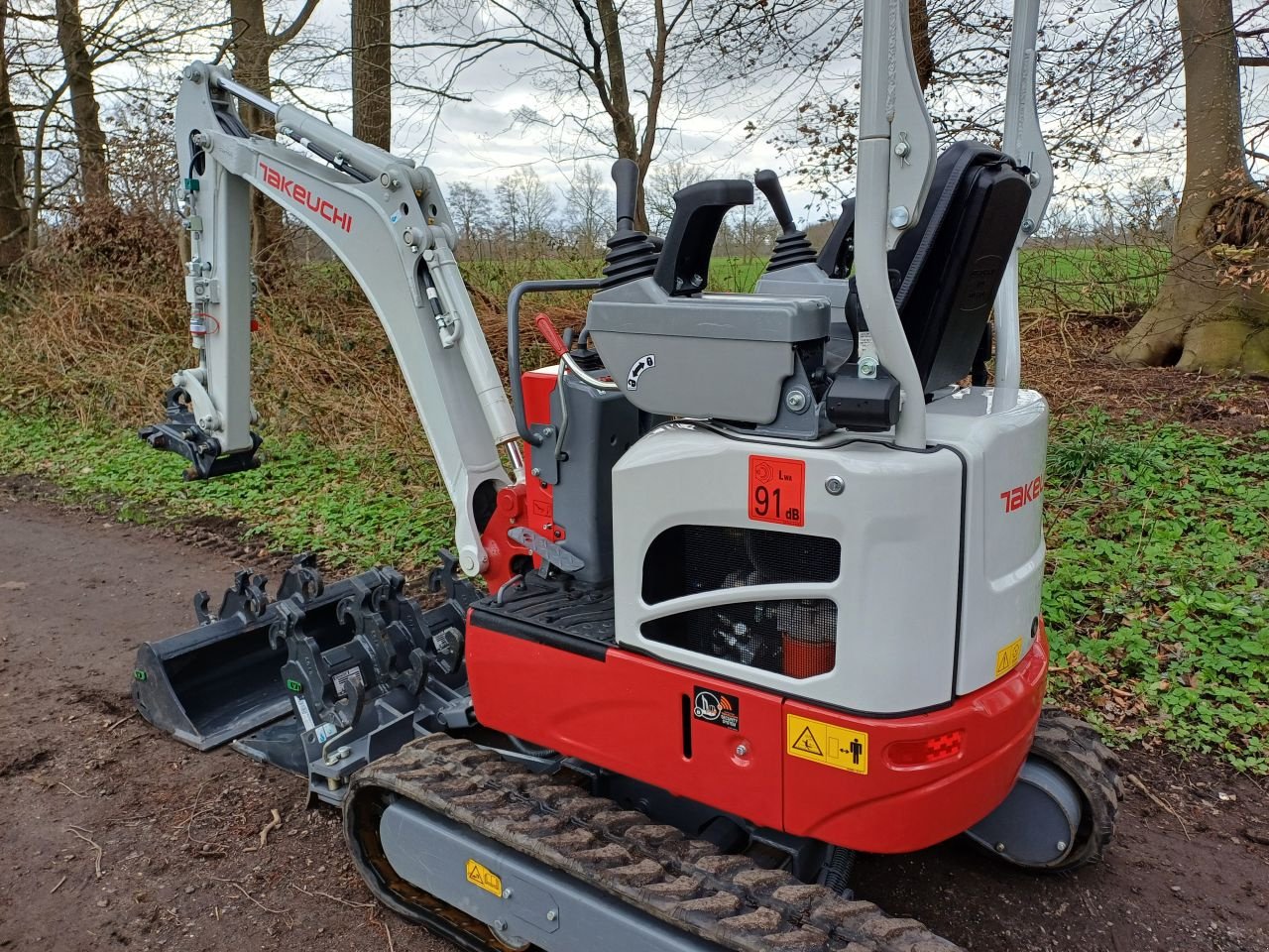 Minibagger del tipo Takeuchi TB210R TB210, Neumaschine en Terschuur (Imagen 3)