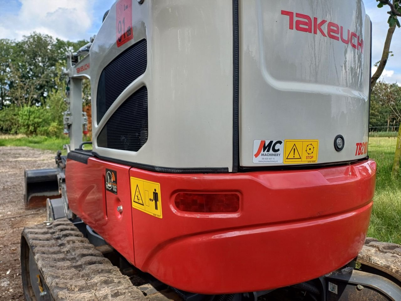 Minibagger van het type Takeuchi TB210R TB210, Gebrauchtmaschine in Terschuur (Foto 7)