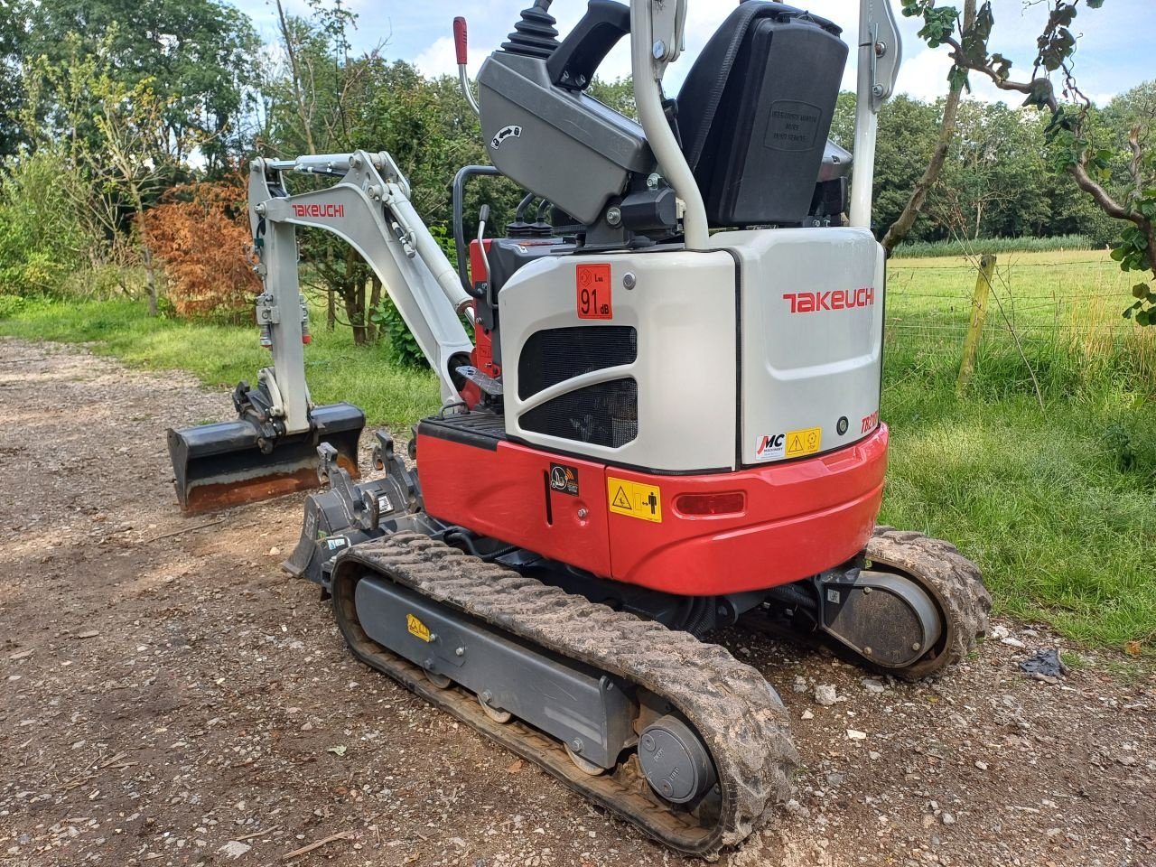 Minibagger Türe ait Takeuchi TB210R TB210, Gebrauchtmaschine içinde Terschuur (resim 5)