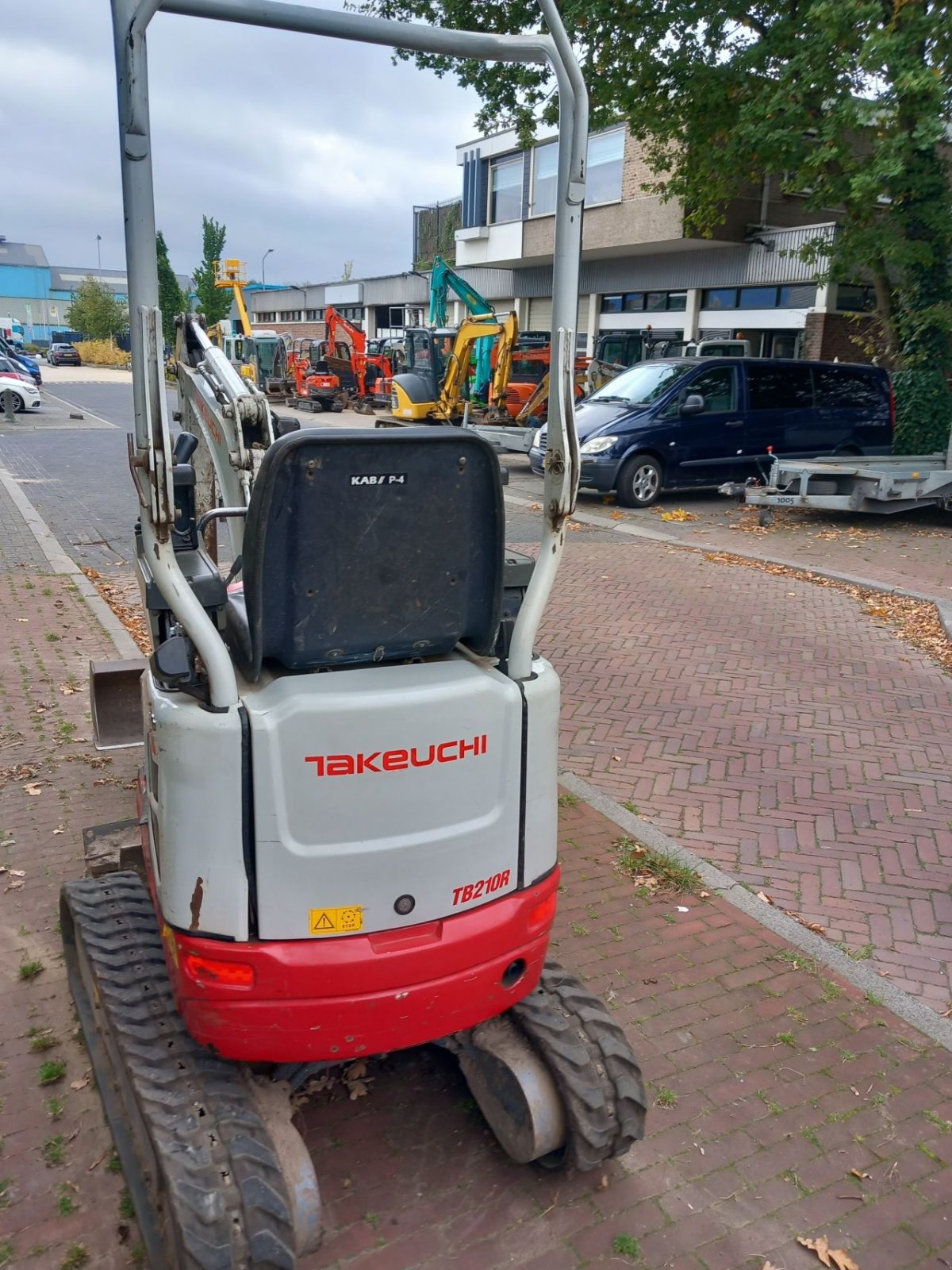 Minibagger Türe ait Takeuchi Tb210R., Gebrauchtmaschine içinde Alblasserdam (resim 3)