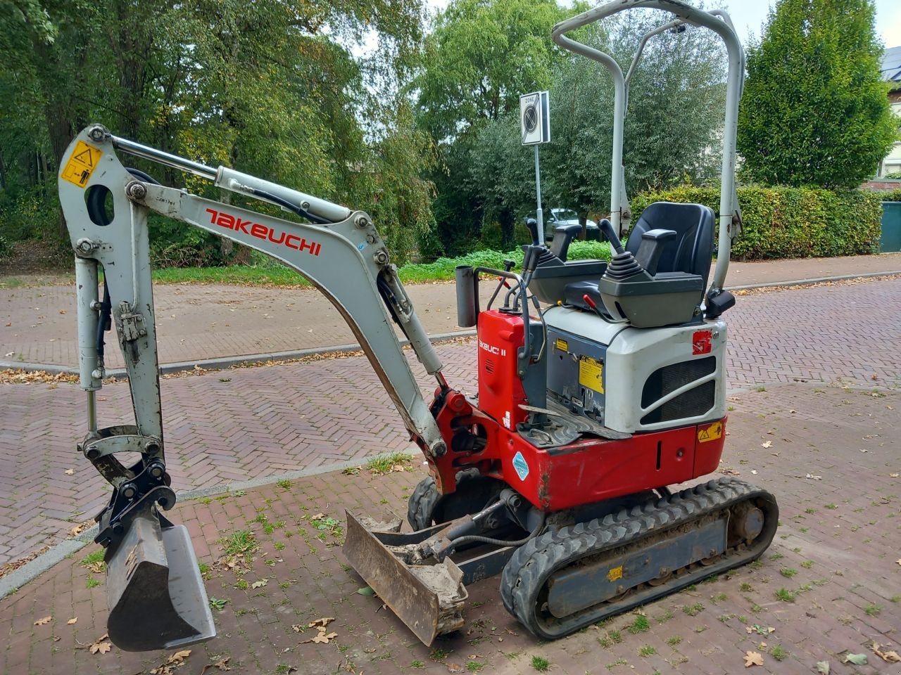 Minibagger Türe ait Takeuchi Tb210R., Gebrauchtmaschine içinde Alblasserdam (resim 5)