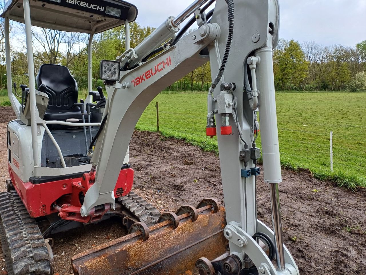 Minibagger typu Takeuchi TB215R, Gebrauchtmaschine w Terschuur (Zdjęcie 7)