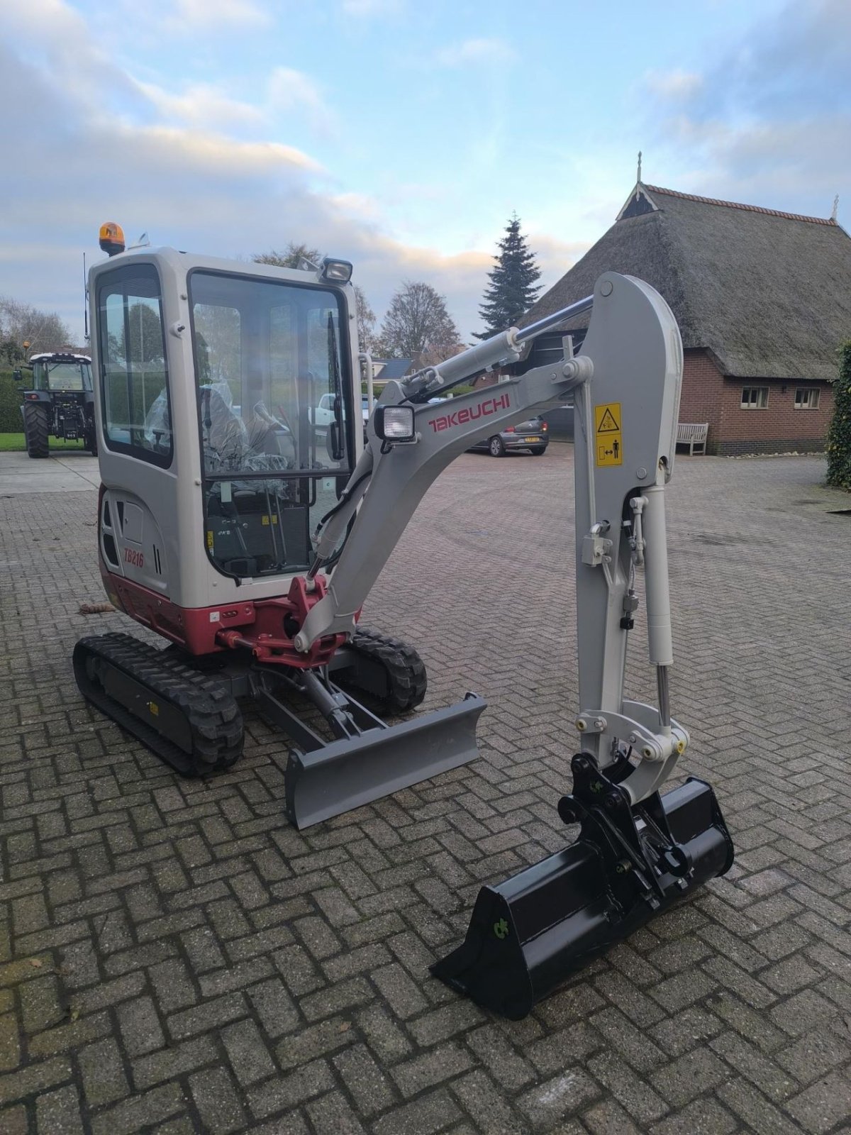 Minibagger typu Takeuchi TB216, Gebrauchtmaschine w Hardegarijp (Zdjęcie 4)