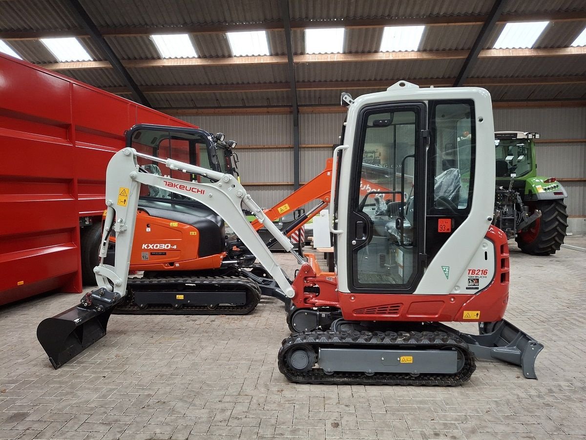 Minibagger Türe ait Takeuchi TB216, Neumaschine içinde Donkerbroek (resim 2)