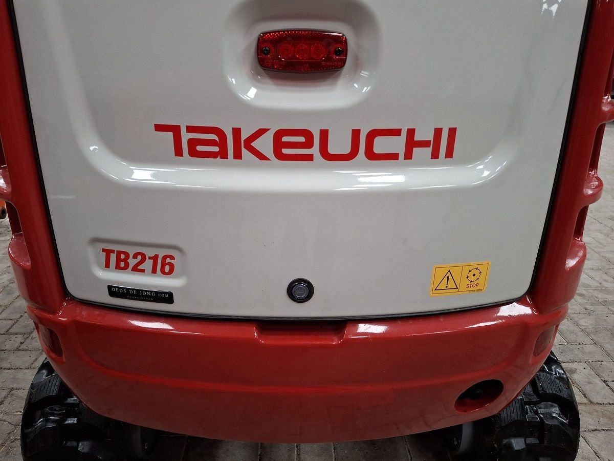 Minibagger del tipo Takeuchi TB216, Neumaschine en Donkerbroek (Imagen 7)