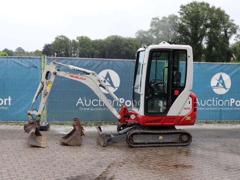 Minibagger του τύπου Takeuchi TB216, Gebrauchtmaschine σε Antwerpen (Φωτογραφία 1)