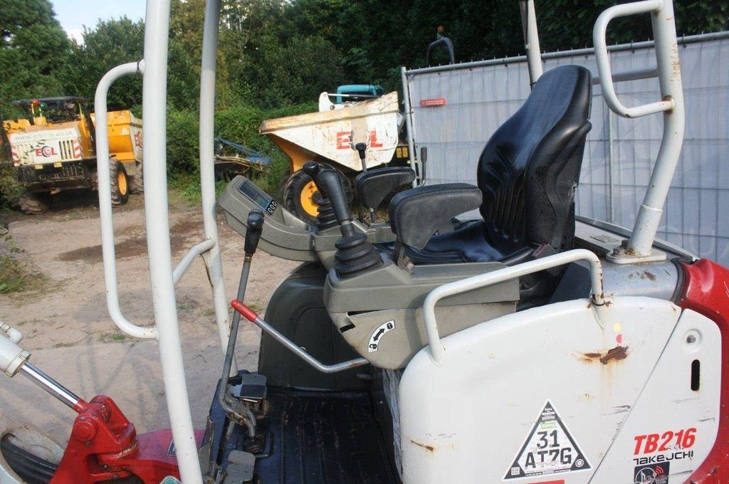 Minibagger tip Takeuchi TB216, Gebrauchtmaschine in Antwerpen (Poză 11)