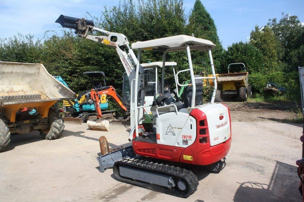 Minibagger Türe ait Takeuchi TB216, Gebrauchtmaschine içinde Antwerpen (resim 4)