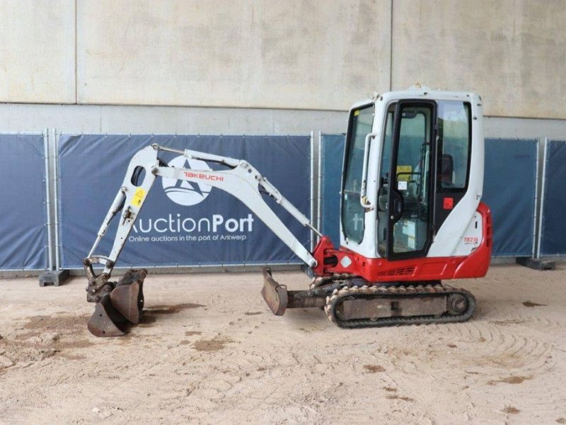 Minibagger Türe ait Takeuchi TB216, Gebrauchtmaschine içinde Antwerpen (resim 1)