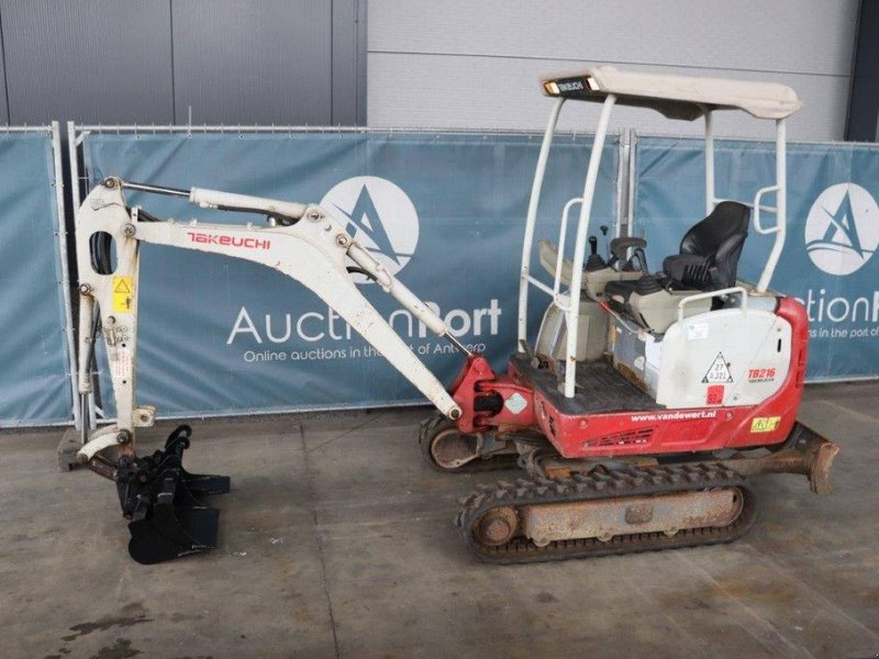 Minibagger του τύπου Takeuchi TB216, Gebrauchtmaschine σε Antwerpen (Φωτογραφία 1)