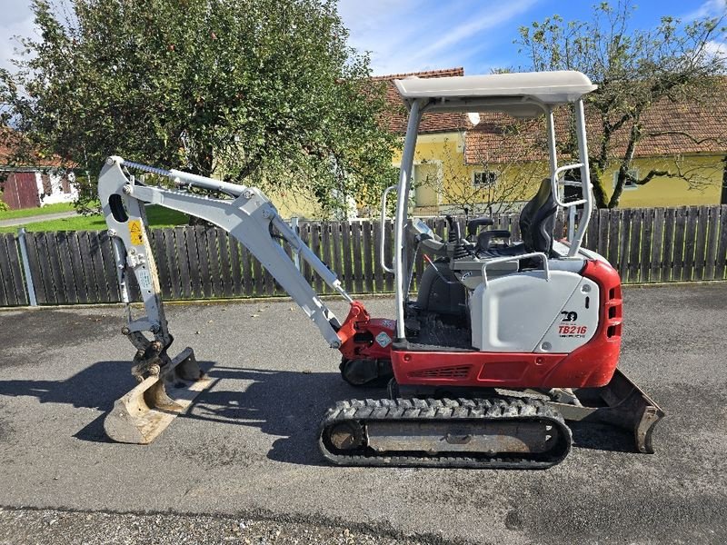 Minibagger Türe ait Takeuchi TB216, Gebrauchtmaschine içinde Gabersdorf (resim 2)