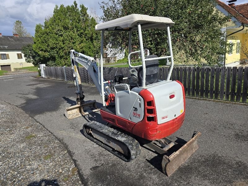 Minibagger Türe ait Takeuchi TB216, Gebrauchtmaschine içinde Gabersdorf (resim 3)