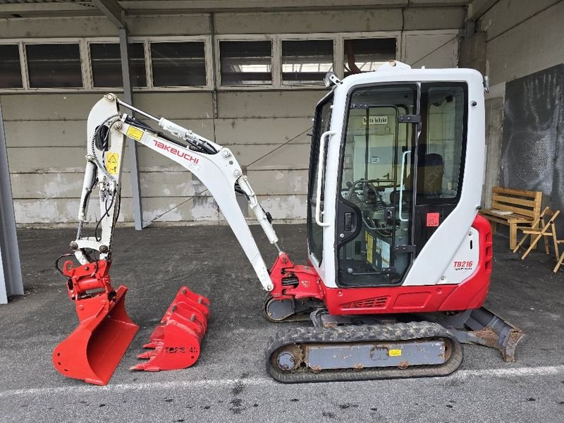 Minibagger Türe ait Takeuchi TB216, Gebrauchtmaschine içinde Gabersdorf (resim 2)