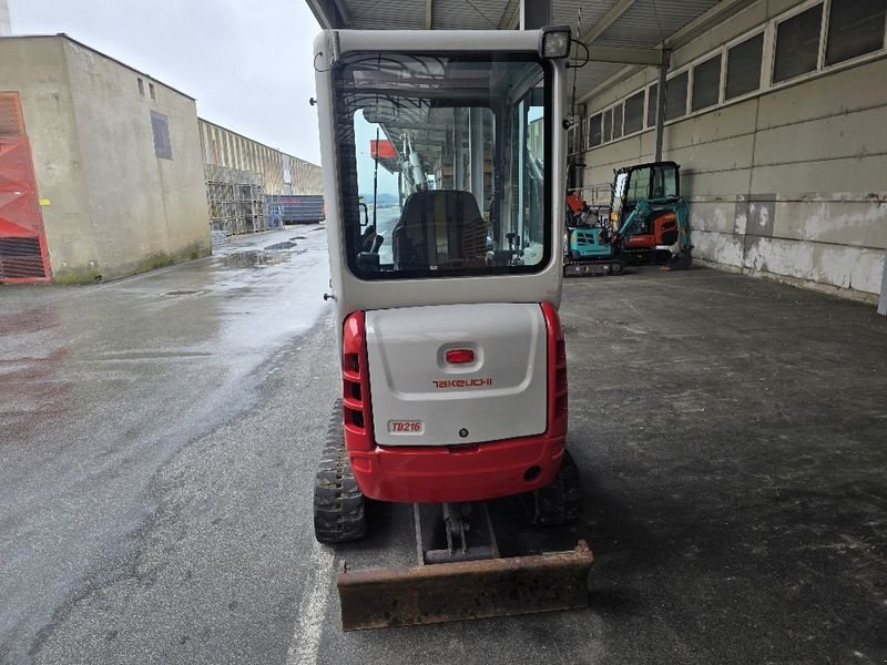 Minibagger Türe ait Takeuchi TB216, Gebrauchtmaschine içinde Gabersdorf (resim 3)