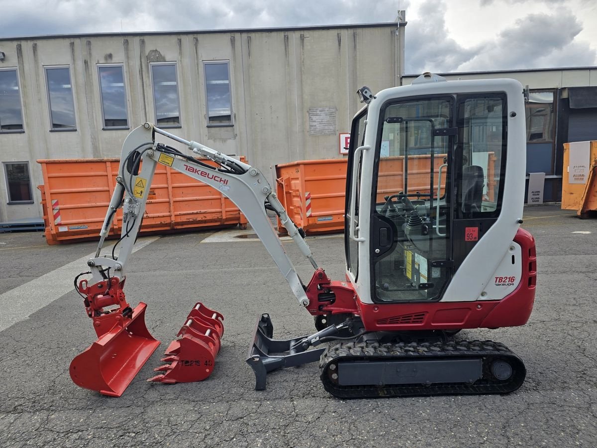 Minibagger del tipo Takeuchi TB216, Gebrauchtmaschine en Gabersdorf (Imagen 2)