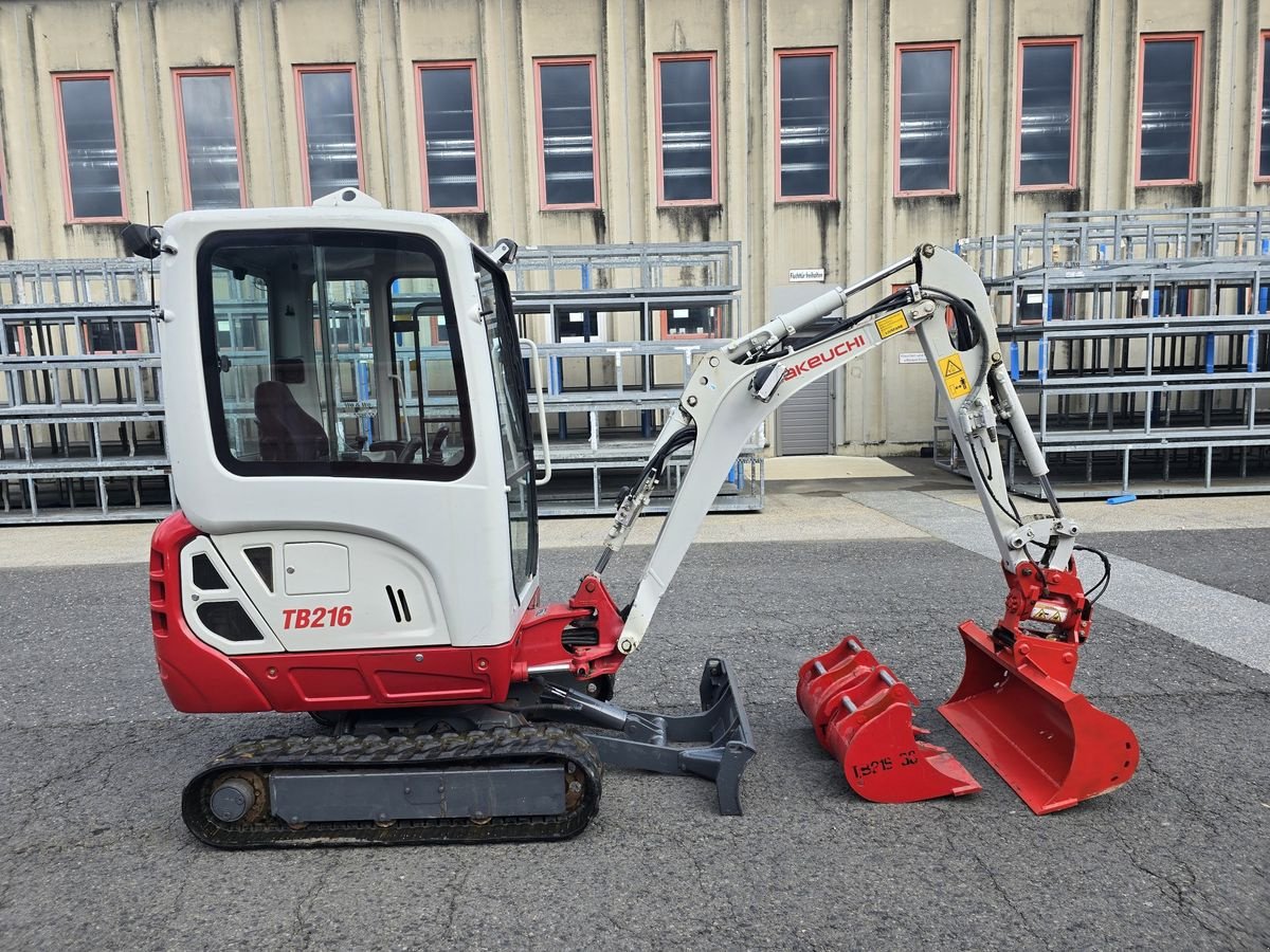 Minibagger Türe ait Takeuchi TB216, Gebrauchtmaschine içinde Gabersdorf (resim 8)