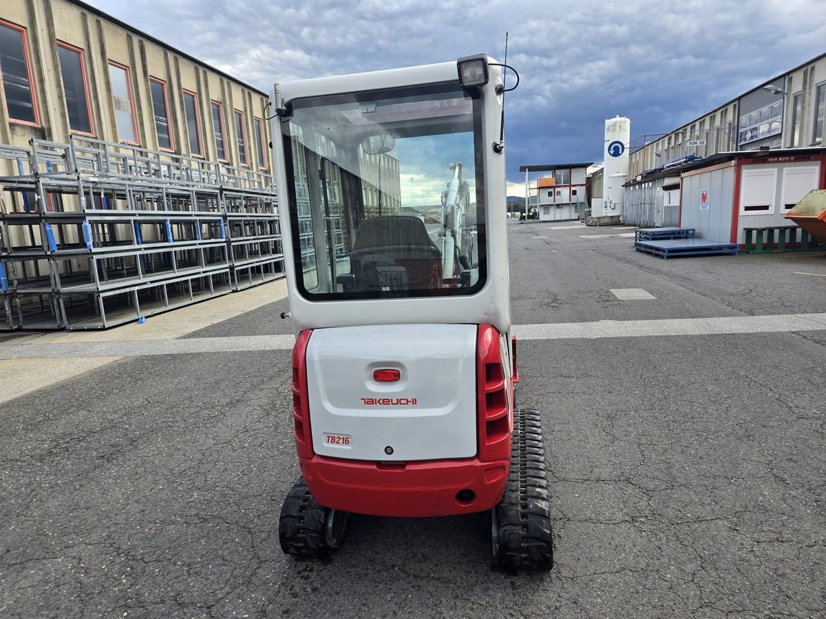 Minibagger Türe ait Takeuchi TB216, Gebrauchtmaschine içinde Gabersdorf (resim 4)