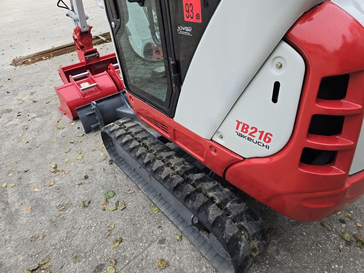 Minibagger a típus Takeuchi TB216, Gebrauchtmaschine ekkor: Gabersdorf (Kép 17)