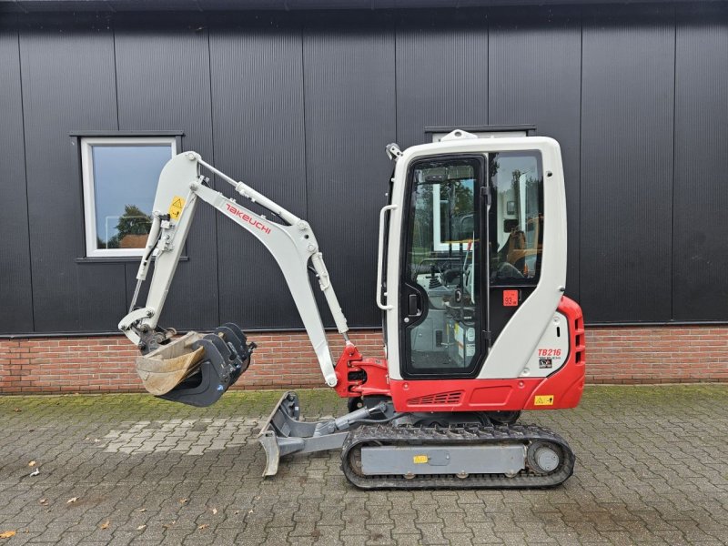 Minibagger van het type Takeuchi TB216, Gebrauchtmaschine in Haaksbergen