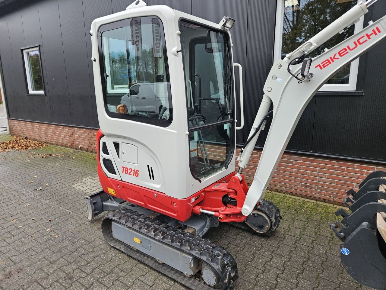 Minibagger van het type Takeuchi TB216, Gebrauchtmaschine in Haaksbergen (Foto 10)